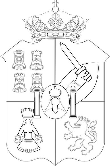 Escudo de Tabasco para colorear Escudo Estado Tabasco para colorear