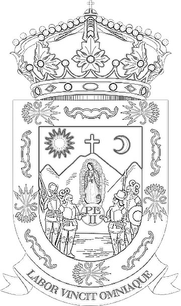 Escudo de Zacatecas para colorear Escudo Estado Zacatecas para colorear