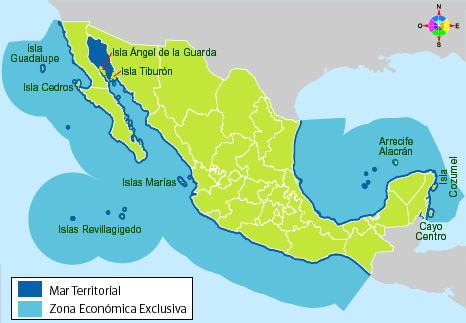 Resultado de imagen para geografia yucatana rodeado por mar caribe y golfo de mexico