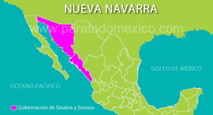 Mapa de Nueva Navarra
