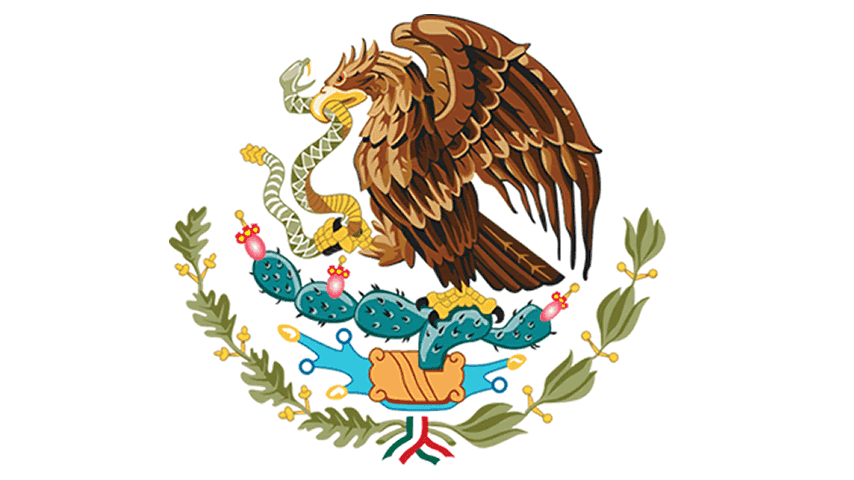 Imagen del Escudo Nacional de Armas de Mexico