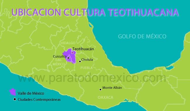 Mapa Cultura Teotihuacana Mapa Cultura Teotihuacana